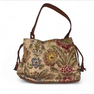 Floral Tapestry Shoulder Bag